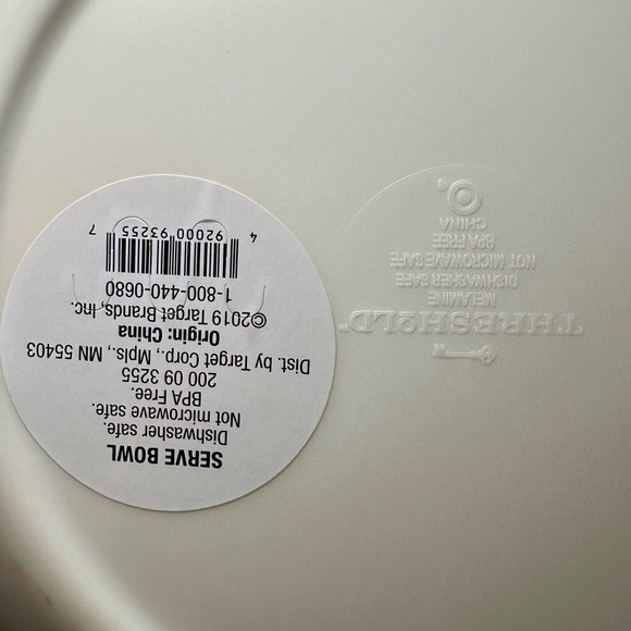 NWT Threshold Christmas Serving Bowl - Picture 5 of 8